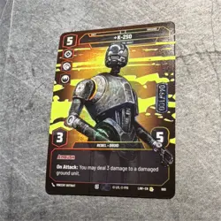 Star Wars Unlimited K-2SO Unit Card 46/100 Fantasy Flight Games - Image 1
