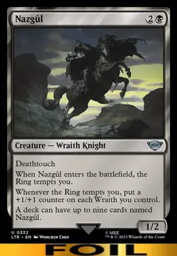Nazgul ** FOIL ** #332 - Lord of the Rings - CUC NM MTG - Image 1
