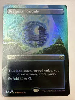 Dreamroot Cascade Borderless Secrets of Strixhaven Foil Nice Land - Image 1
