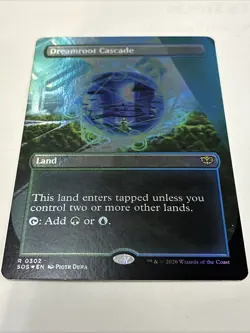 Dreamroot Cascade Borderless Secrets of Strixhaven Foil Nice Land - Image 2