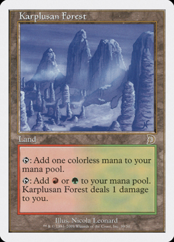 Karplusan Forest [Deckmasters] M/NM MTG Magic - Image 1