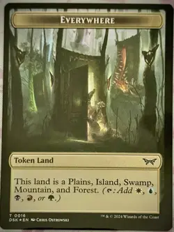 Everywhere Copy Token Duskmourn: House of Horror FOIL NM - Image 1