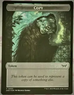Everywhere Copy Token Duskmourn: House of Horror FOIL NM - Image 2