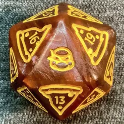 MTG Teenage Mutant Ninja Turtles Pizza Bundle - 20-Sided Spindown Die only Qty - Image 1