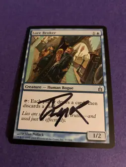 MTG Magic Lore Broker Signed Artist Proof X1 Ravnica: CoG Alan Pollack - Image 1
