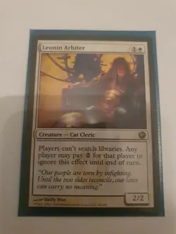 Leonin Arbiter ~ Scars of Mirrodin [ NM ] Magic MTG - Image 1
