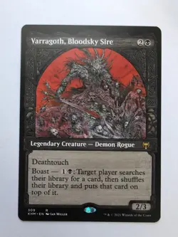 MTG Varragoth, Bloodsky Sire (KHM) Kaldheim Regular (Showcase) Rare 309 - Image 1