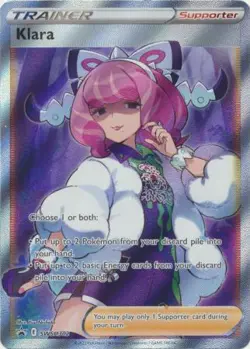 Klara - SWSH302 - Full Art Promo Near Mint Pokemon Sword & Shield Promos - Image 1