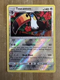 Toucannon - Sun & Moon 108/149 - Pokemon Card TCG - NM Reverse Holo - Image 1