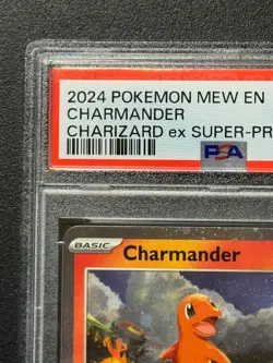Pokemon Charmander 004/165 Super Premium Collection Cosmos Holo Promo PSA 10 - Image 3