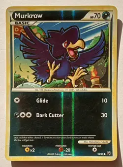 Pokemon - Murkrow - Undaunted 59/90 - Reverse Holo - MP - Image 1