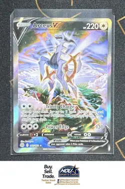 2022 Pokemon Brilliant Stars Arceus V Alternate Full Art 166/172 - Image 1