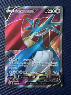 SALAMENCE V - Pokemon Darkness Ablaze 185/ 189- Full Art - MINT - Image 1