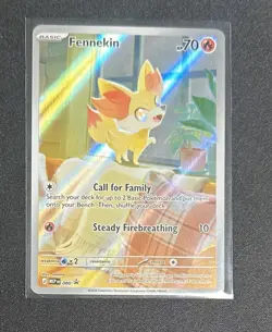 Pokemon Fennekin 080 SEALED Chaos Rising Promo Illustration Rare NM - Image 1