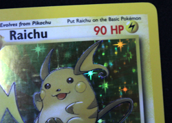 Pokemon Raichu 14/62 Fossil 1st Edition Holo Rare - Image 4