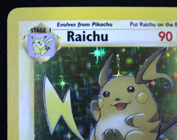 Pokemon Raichu 14/62 Fossil 1st Edition Holo Rare - Image 5