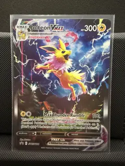 Pokemon TCG Jolteon VMAX SWSH184 Sword & Shield Promo Holo 300 HP - Image 1