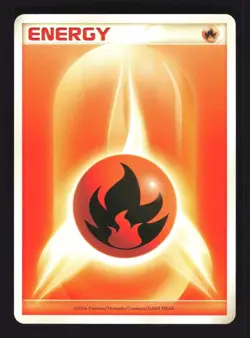 Pokemon Japanese Fire Energy 2006 Near Mint - Image 1