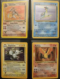 Pokemon TCG - Unlimited Fossil Complete Set 62/62 Including C, UC, R And Holos - Image 3