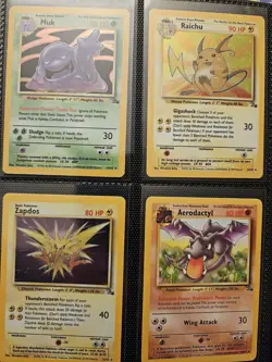 Pokemon TCG - Unlimited Fossil Complete Set 62/62 Including C, UC, R And Holos - Image 4