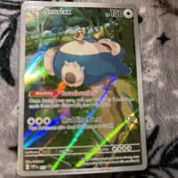 Pokemon TCG Snorlax Illustration Rare Scarlet and Violet 151 ETB Promo 051 - Image 1