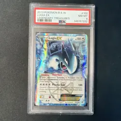 PSA 8 - 2013 Pokemon Legendary Treasures Lugia EX #102 - Image 1