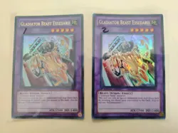 2x Yugioh! Gladiator Beast Essedarii EXVC-EN086 Ultra Rare 1st Ed LP - Image 1