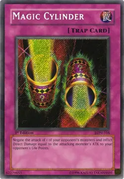 Magic Cylinder Unlimited Secret Rare Labyrinth of Nightmare LON-104 LP - Image 1