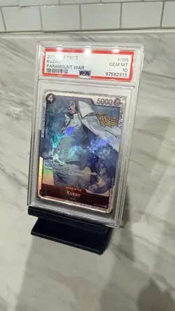 ONE PIECE CCG Paramount War Kuzan OP02-096 Super Rare Foil PSA 10 - Image 2