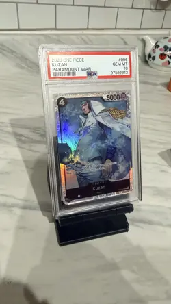 ONE PIECE CCG Paramount War Kuzan OP02-096 Super Rare Foil PSA 10 - Image 3