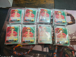 Lot of (8) One Piece TCG PRE-ERRATA Monkey.D.Luffy Demo Deck w/Promo EN - Image 1
