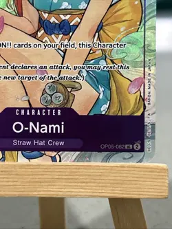 O-Nami OP05-062 Full Art - One Piece Illustration Box Vol. 1 English Holo Promo - Image 2