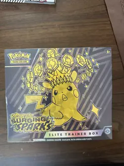Pokemon Surging Sparks ETB Elite Trainer Box Factory Sealed - Image 1