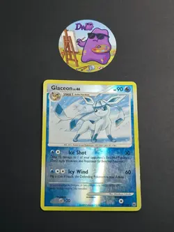 Pokemon TCG Glaceon 20/100 - English Majestic Dawn Reverse Holo Card NM - Image 1