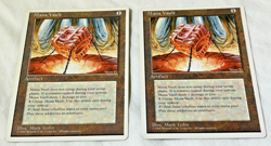 Wizards of the Coast Mana Vault Artifact Lot of 2 1995 Vintage MTG Cards English - Image 1