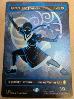 Katara, the Fearless - (Borderless) (Neon Ink Foil) Avatar - Mtg - Image 1