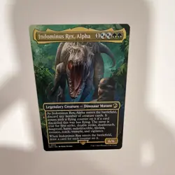 Wizards of the Coast Indominus Rex, Alpha Borderless Foil Rare EN #0014 - Image 3