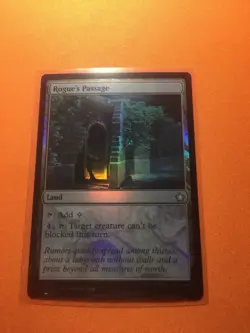 MTG Magic The Gathering Rogue’s Passage LP Foil FDN Land - Image 1