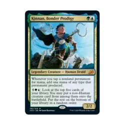 WotC MtG Ikoria Lair of Behemoths Kinnan, Bonder Prodigy (MR) (Foil) NM - Image 1