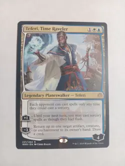 Wizards of the Coast Teferi, Time Raveler WAR Rare 221/264 EN 2019 W/U - Image 1