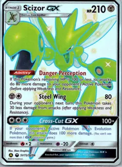 Scizor GX SV72/SV94 Shiny GX Rare Hidden Fates Shiny Vault Pokemon Holo NM - Image 1
