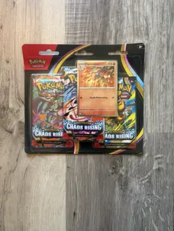 [Charmeleon] 3-Pack Blister Chaos Rising ME04 Pokemon TCG Ready To Ship - Image 1