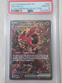 2025 UPC POKEMON PROMO #023 MEGA CHARIZARD X EX PSA 10 & #024 ORICORIO EX PSA 10 - Image 3