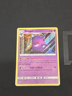 Pokemon TCG Gengar Crimson Invasion Holo Card 38/111 NM- Condition - Image 1