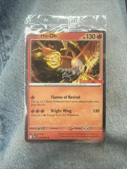 Ho-Oh - GAMESTOP PROMO Stamped - Pokemon Chaos Rising- 010/086 - SEALED SWIRL!! - Image 1