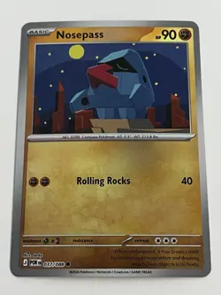 Nosepass 037/088 • Reverse Holo • Perfect Order • Pokemon TCG • NM - Image 1