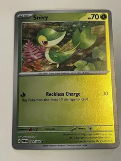Snivy 004/088 • Reverse Holo • Pokemon TCG • Perfect Order • NM - Image 1
