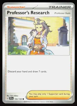 Professor's Research 155/159 Common Journey Together Pokemon Near Mint - Image 1