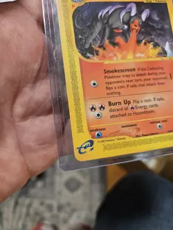 Pokemon Houndoom 14/147 Aquapolis Non-Holo Rare Card Nice Shape! - Image 3
