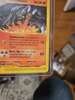 Pokemon Houndoom 14/147 Aquapolis Non-Holo Rare Card Nice Shape! - Image 5